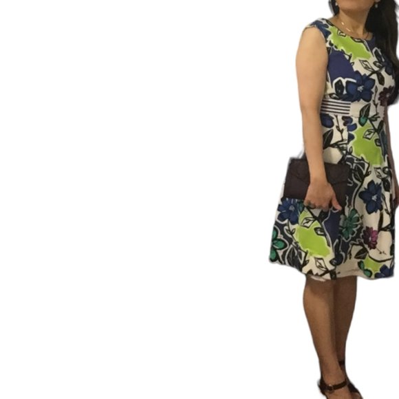 Tristan Print Fit & Flare Dress - Picture 9 of 16